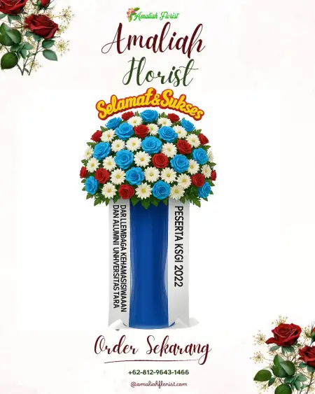 Standing Flowers Venue Wedding Depok